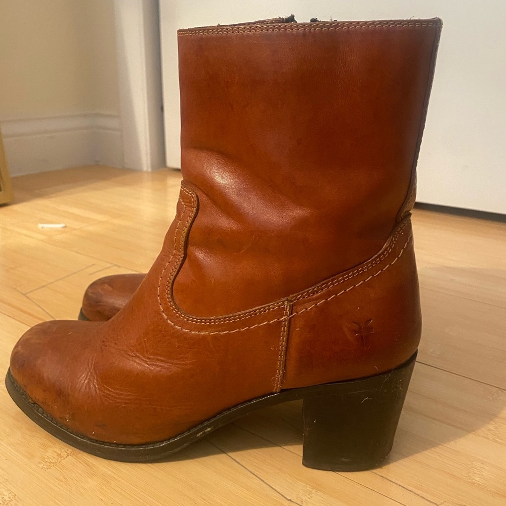 Frye leather booties